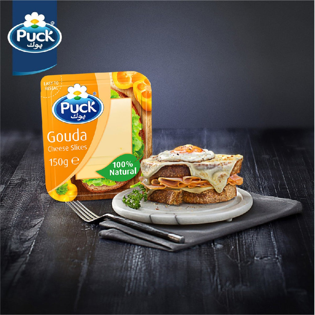 Puck Gouda Natural Cheese Slices 150 g