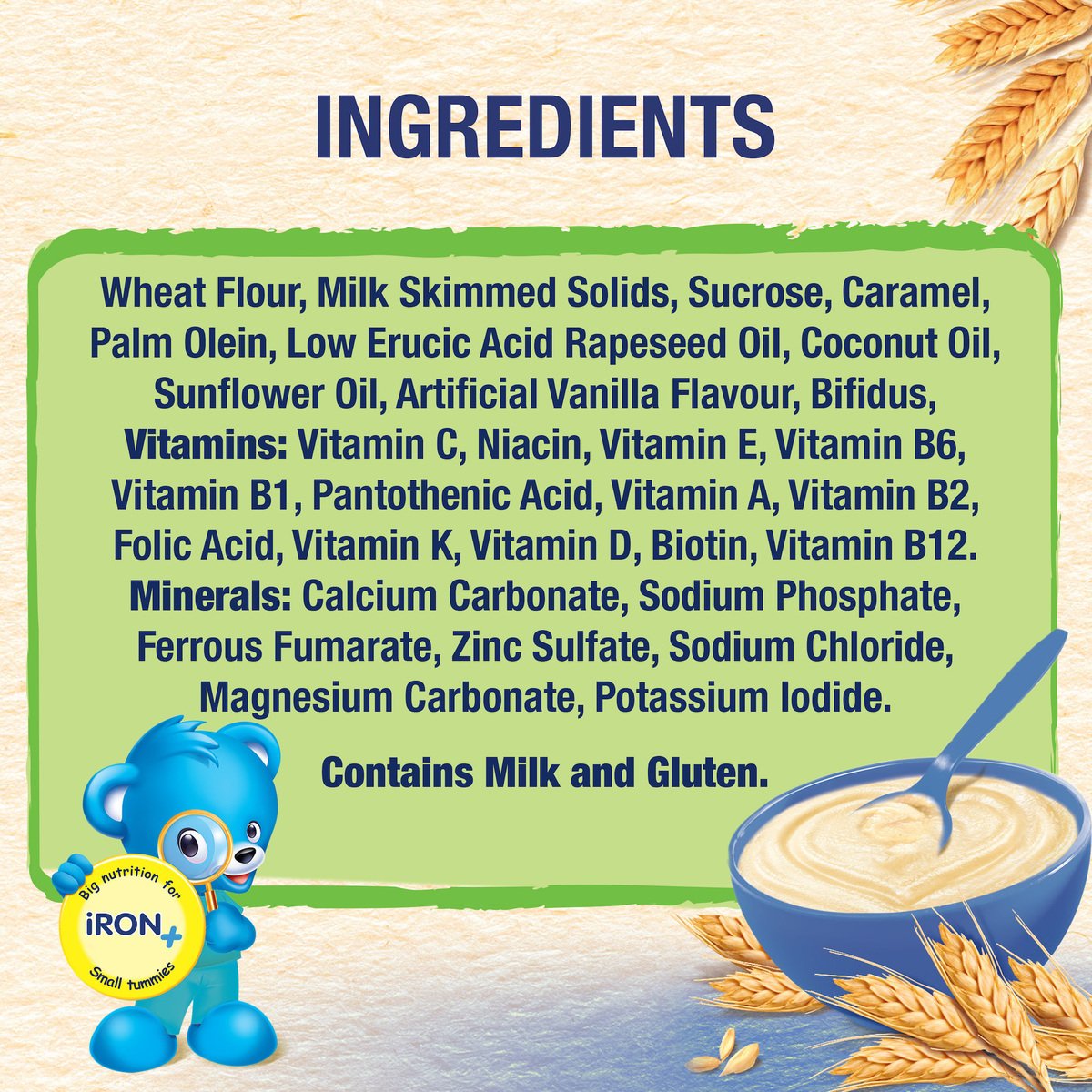 Nestle Cerelac Infant Cereals With Iron + Wheat From 6 Months 400 g