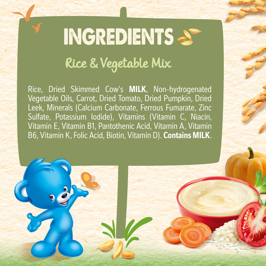 Nestle Cerelac Rice & Vegetable Mix Infant Cereal From 6 Months 350 g