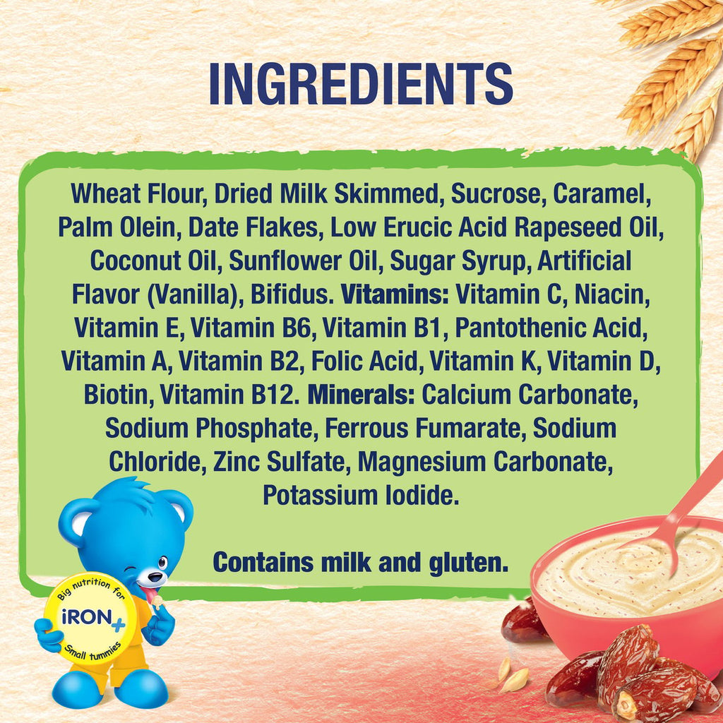 Nestle Cerelac Wheat & Dates From 6 Months 400 g