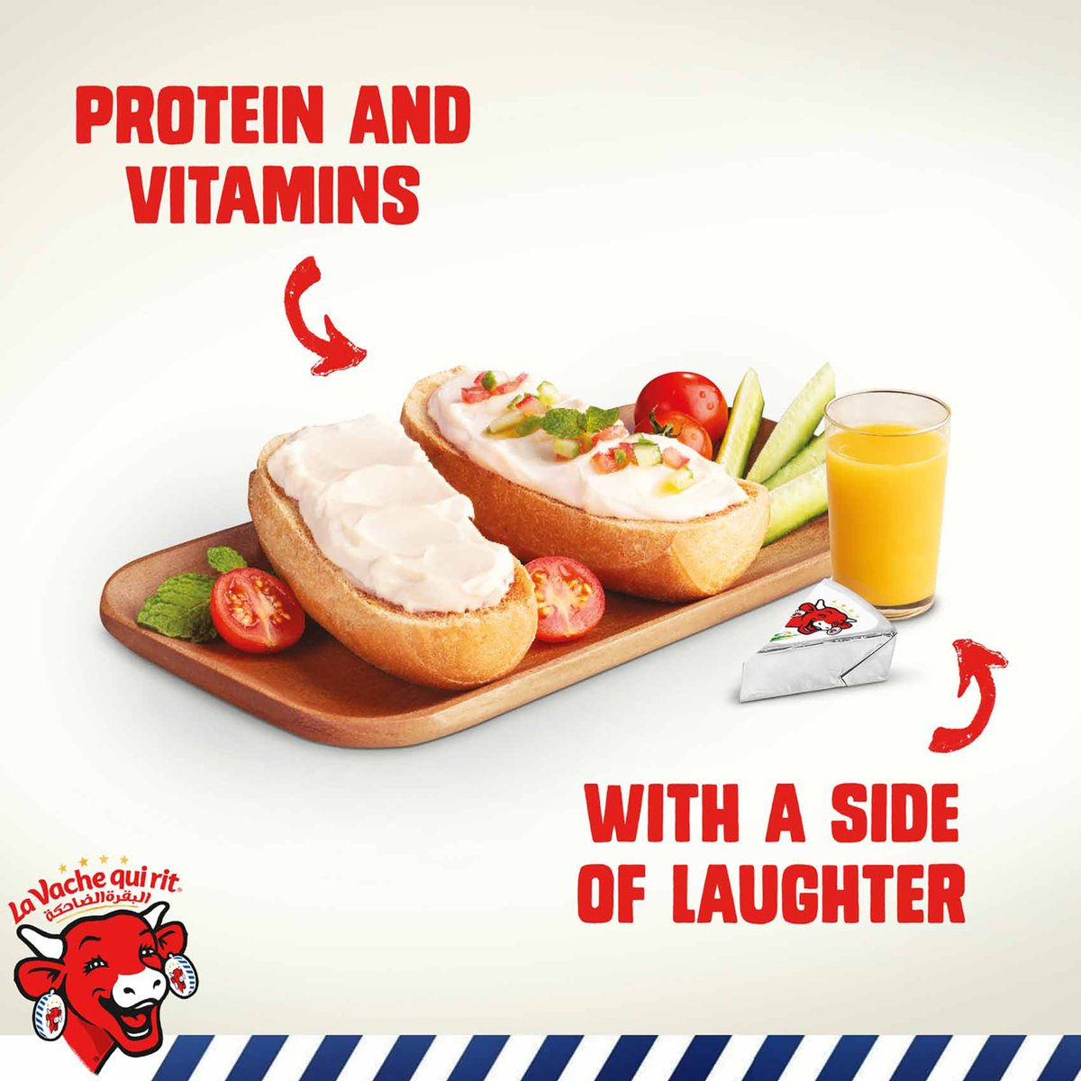 La Vache qui rit Original Spreadable Cheese Triangles 8 Portions 120 g