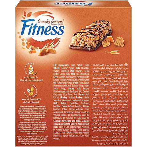 Nestle Fitness Crunchy Caramel Cereal Bar 23.5g Pack of 6