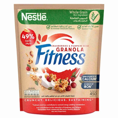 Nestle Fitness Granola And Cranberry Cereal Oats 450g