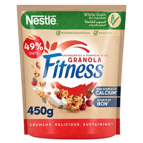 Nestle Fitness Granola And Cranberry Cereal Oats 450g