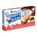 Kinder Happy Hippo Biscuits With Double Cream Filling 21g Pack of 5