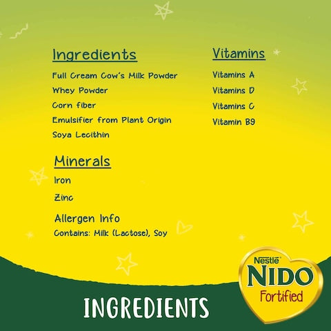 Nestle Nido Fortified Milk Powder Rich In Fiber Pouch 1800g