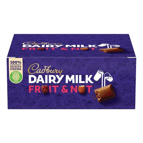 Cadbury Dairy Milk Fruit & Nut Chocolate 35g Pack of 12