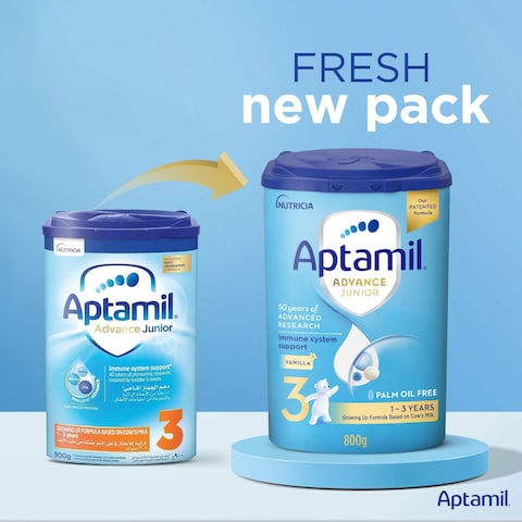 Aptamil Advance Junior 3 Growing Up Formula From 1-3 Years 800g