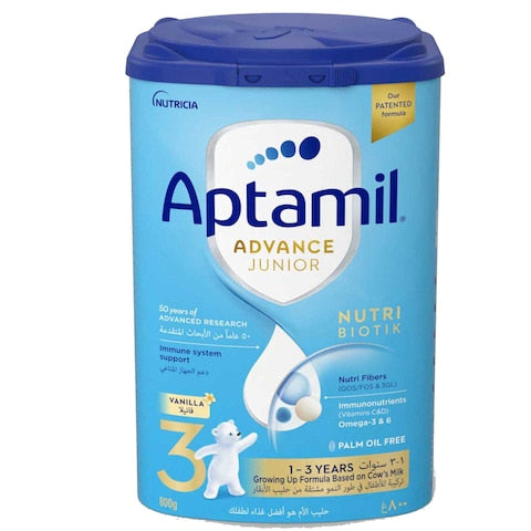 Aptamil Advance Junior 3 Growing Up Formula From 1-3 Years 800g
