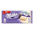 Milka Oreo White Milk Chocolate Bar 100g