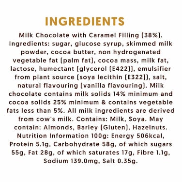 Galaxy Miniatures Caramel Milk Chocolate, 117g