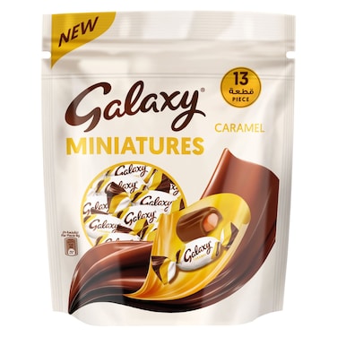 Galaxy Miniatures Caramel Milk Chocolate, 117g