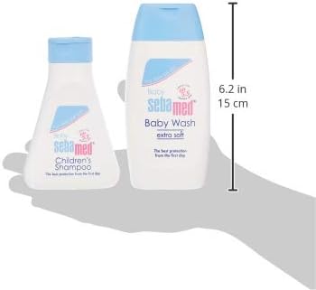 Sebamed Baby Shampoo 150ml + Baby Wash 200ml, (Value Pack), Pack of 1
