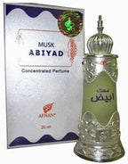Musk Abiyad by Afnan Perfumes for Unisex - Concentrated Oil, 20ml