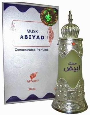 Afnan Musk Abiyad For Unisex Concentrated Oil 20Ml