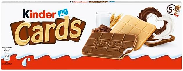 Kinder Cards Chocolate Biscuits 128g