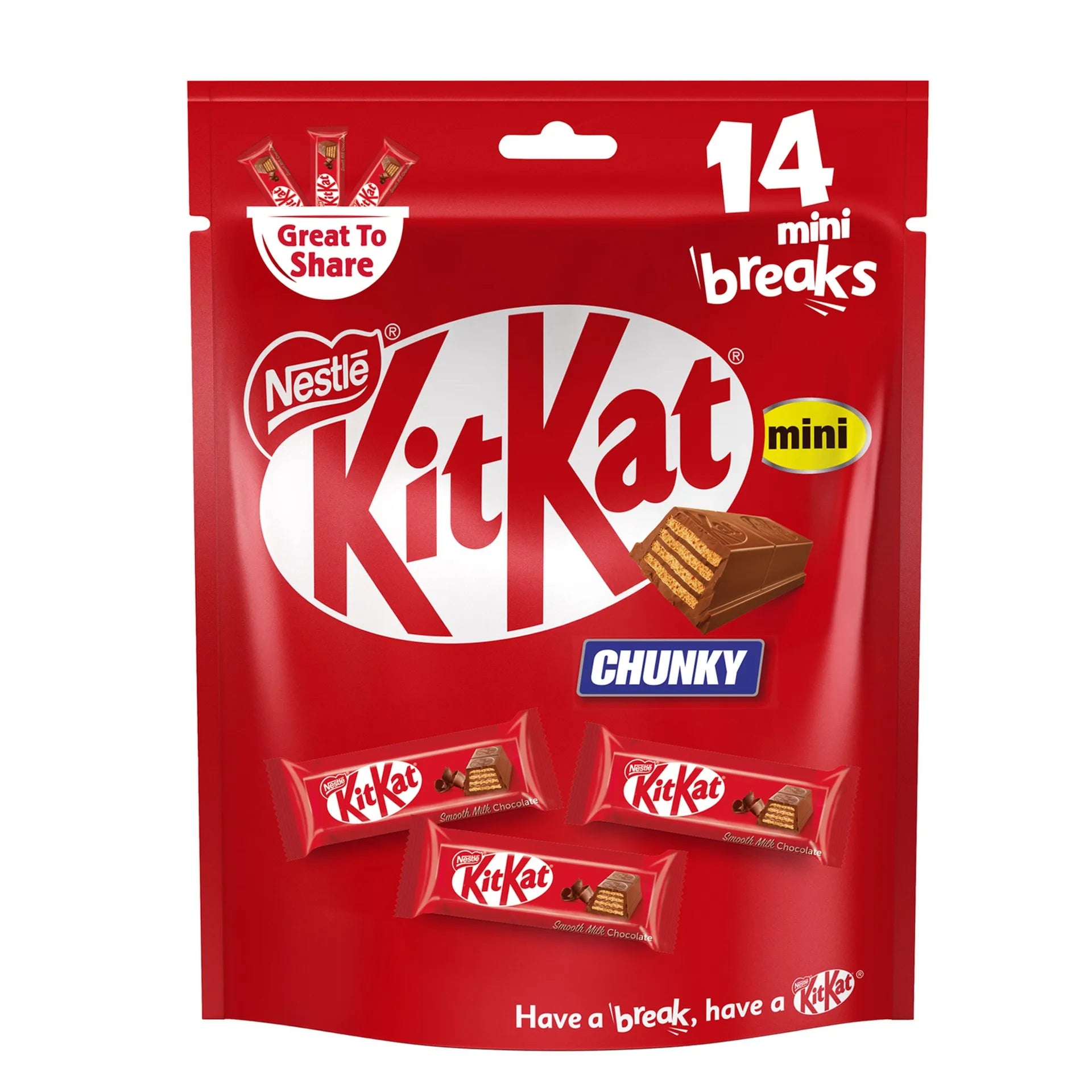 Nestle KitKat Chunky Mini Chocolate Wafer 224 g