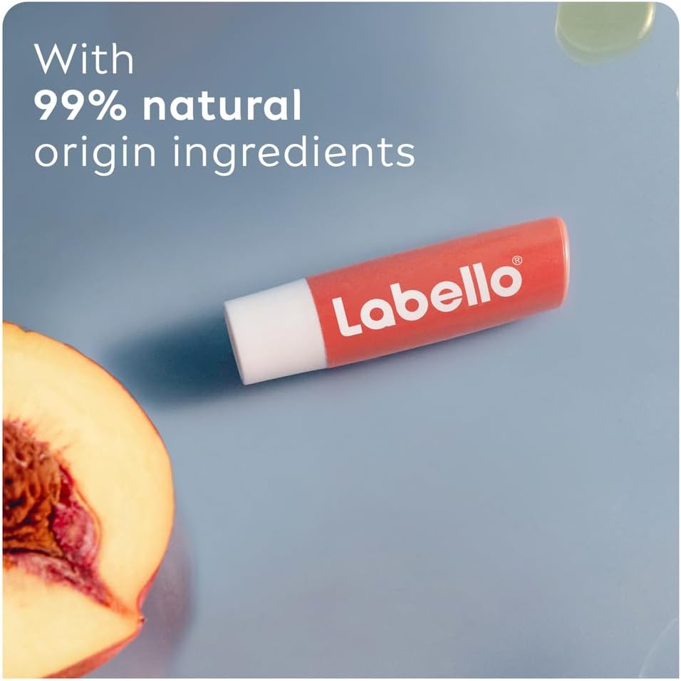 Labello Peach Shine Lip Balm (24h Melt-In) 4.8g