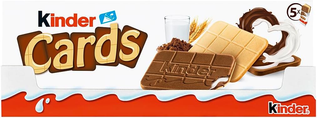 Kinder Cards Chocolate Biscuits 128g