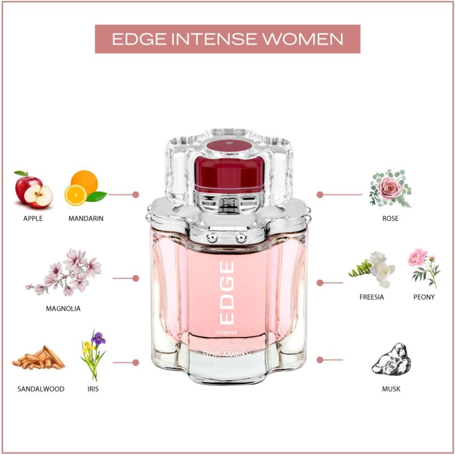 Swiss Arabian Edge Intense for Women Eau De Parfum 100ml