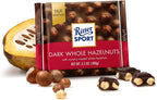 Ritter Sport Dark Whole Hazelnuts, 100 Gm
