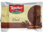Loacker Tortina Dark Chocolate, 21 g x 24 Packs