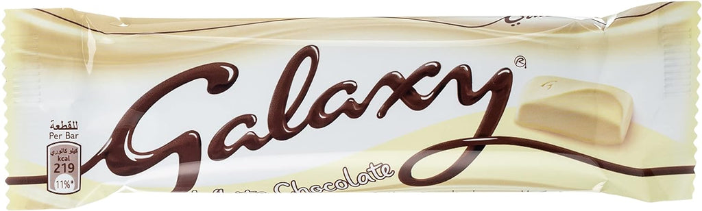 Galaxy White Chocolate Bars, 38g x 24
