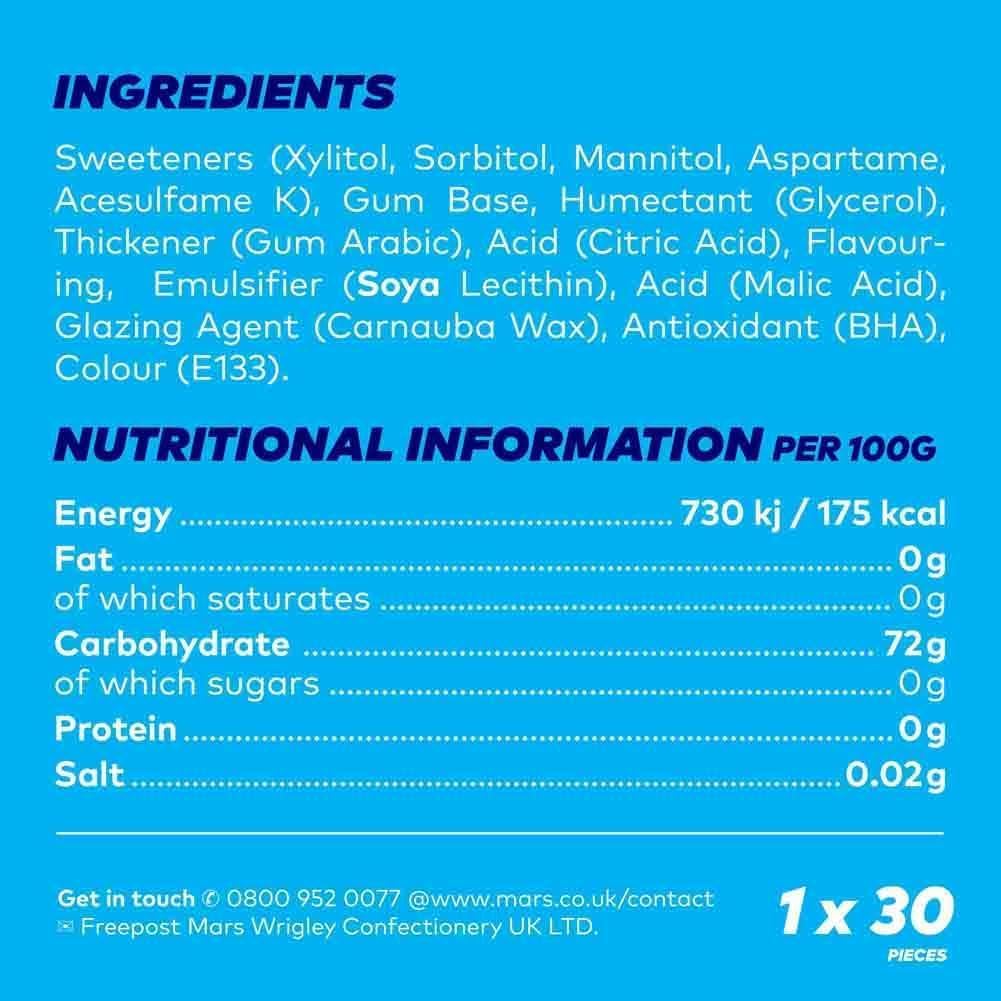 Wrigley's Extra Refreshers Sugar Free Gum, Watermelon Raspberry Flavor Chewing Gum 67gm (Imported)