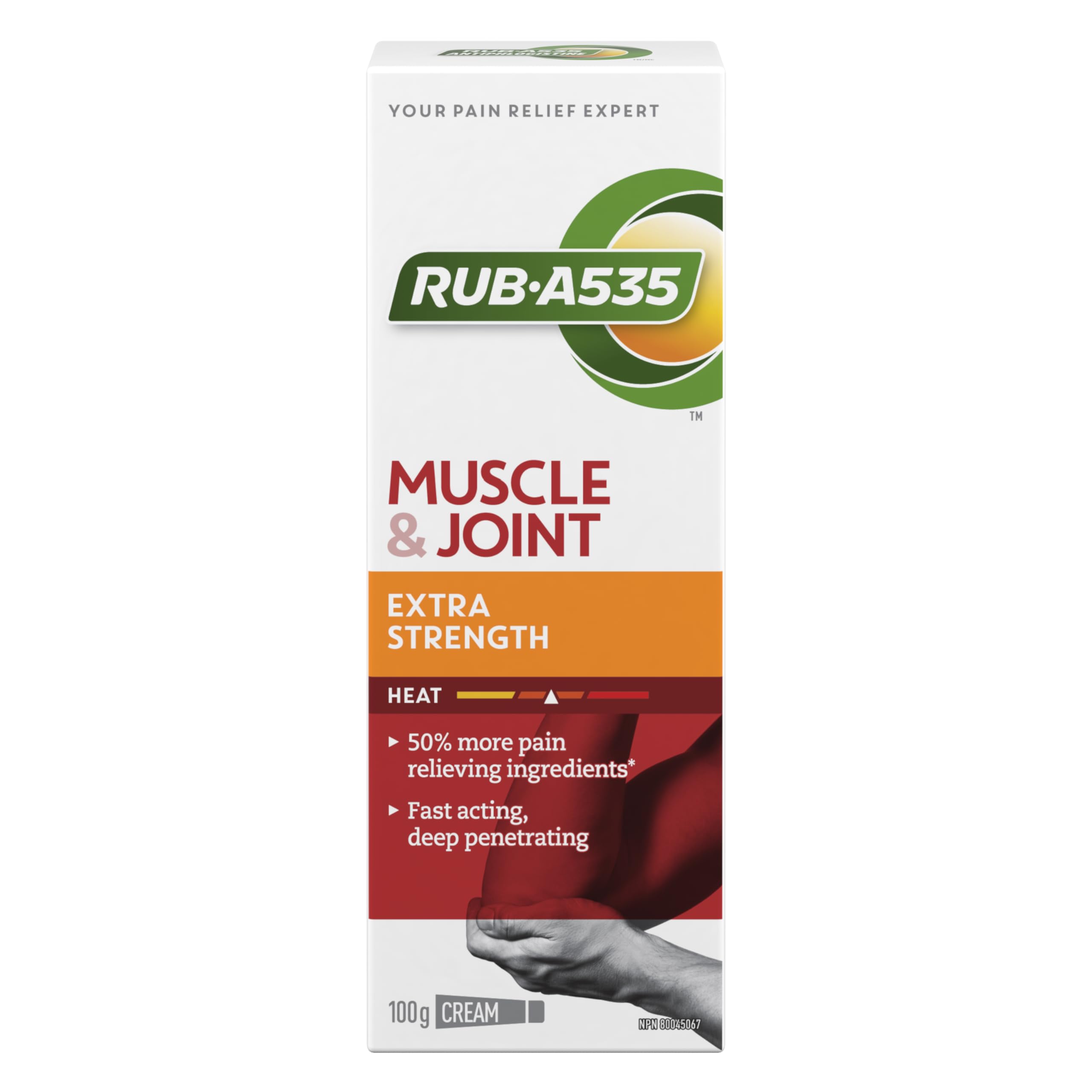 RUB A535 Extra Strength Heat Cream 100gm