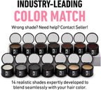 BOLDIFY Hairline Powder, Instantly Conceals Hair Loss and Fills In Receding Hairlines, and Wide Parts, Stain-Proof 48 Hour Formula for Hair & Beard, Root Concealer & Gray Hair Coverage (Light Brown)