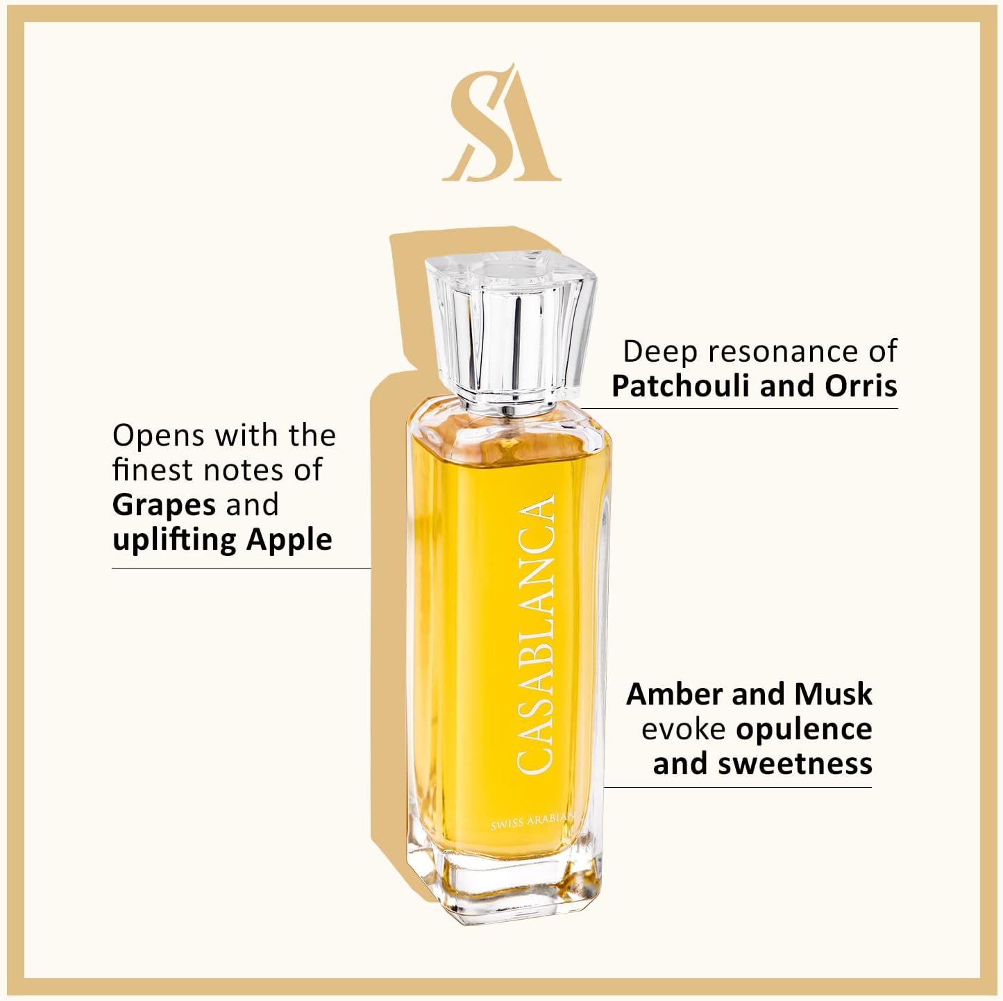 Swiss Arabian Casablanca for Unisex Eau De Parfum 100ml