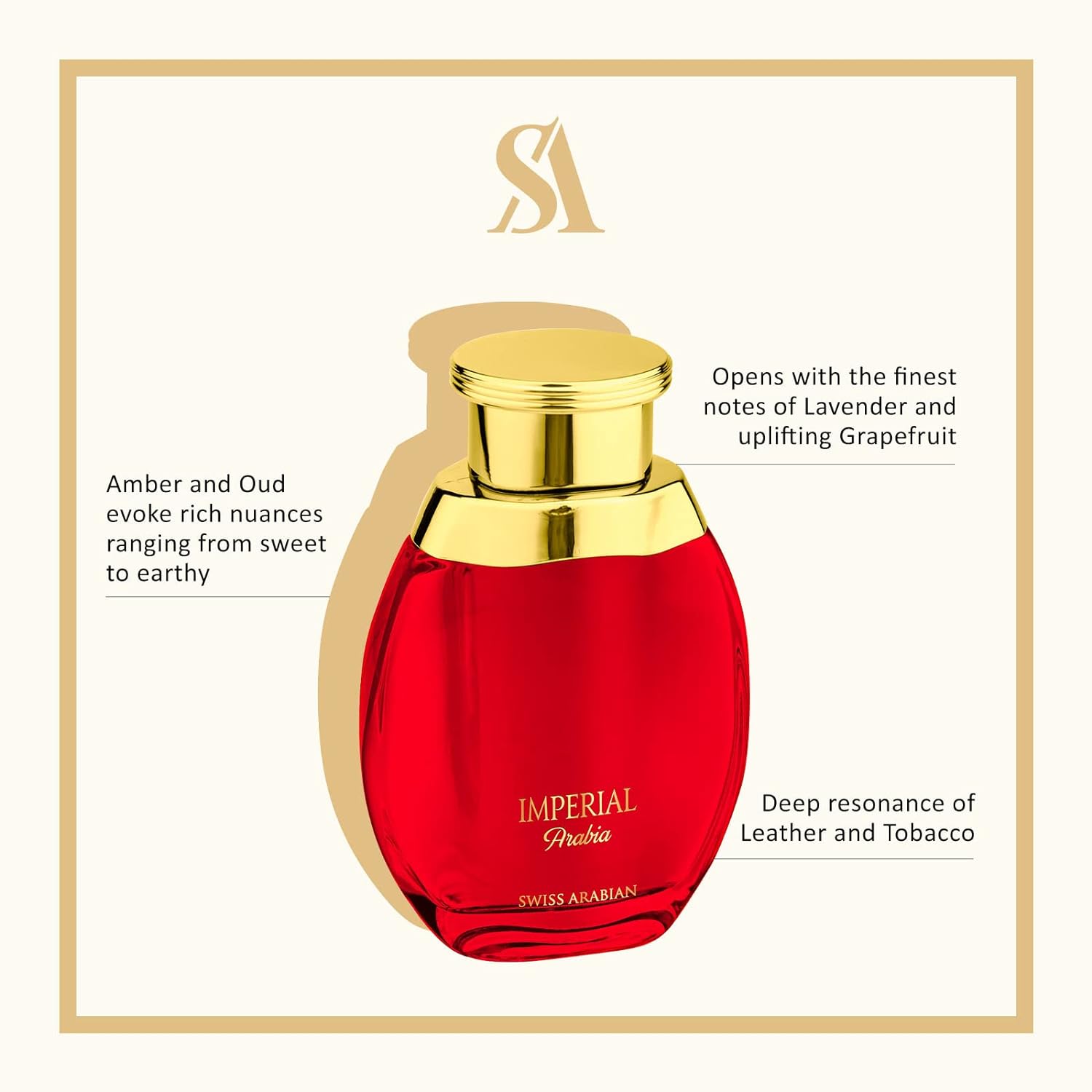 Swiss Arabian Imperial Arabia Unisex Eau De Parfum 100ml