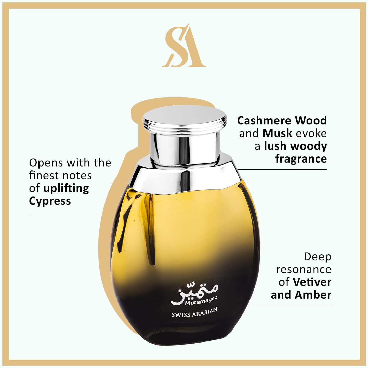 Swiss Arabian Mutamayez Unisex Eau De Parfum 100ml