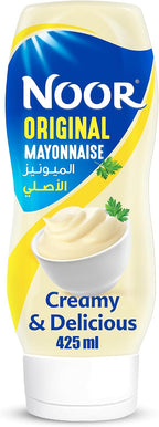 Noor, Original Thick & Creamy Mayonnaise, Squeezy Bottle, 425ml