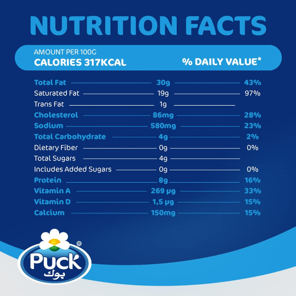 Puck Cream Cheese Squares 24 Portions, 2 x 432 g