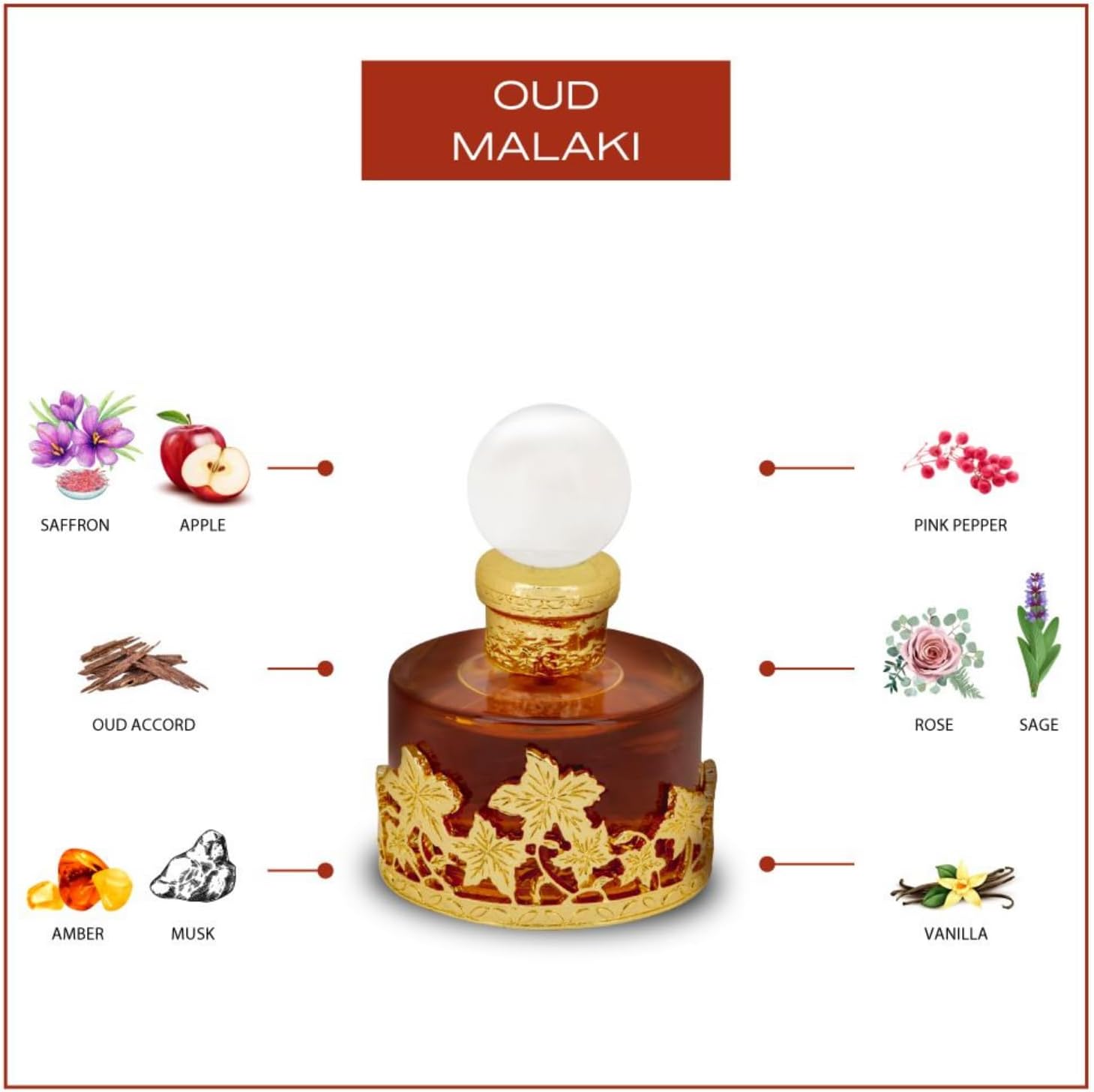 Swiss Arabian Oud Malaki Unisex Perfume Oil 25ml
