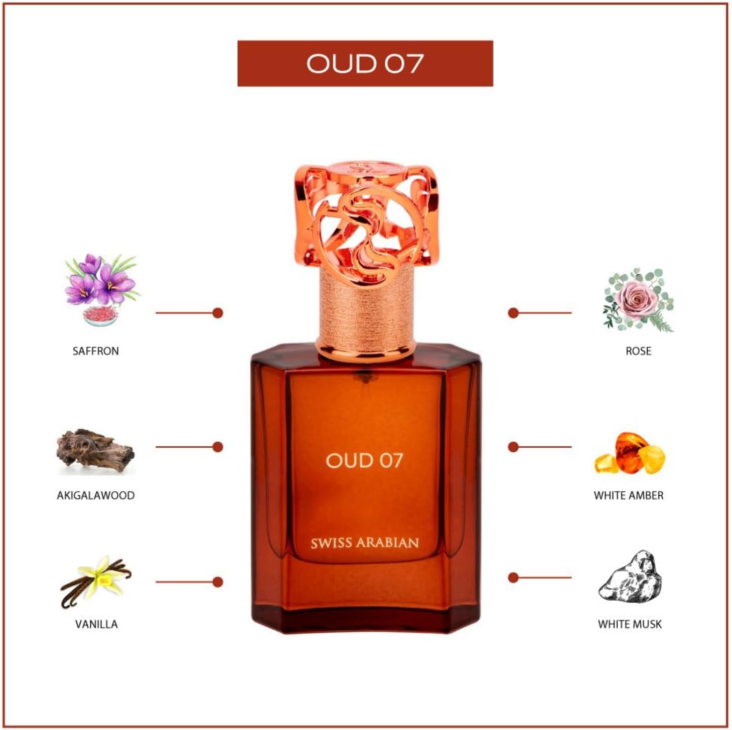 Swiss Arabian Oud 07 Unisex Eau De Parfum 50ml