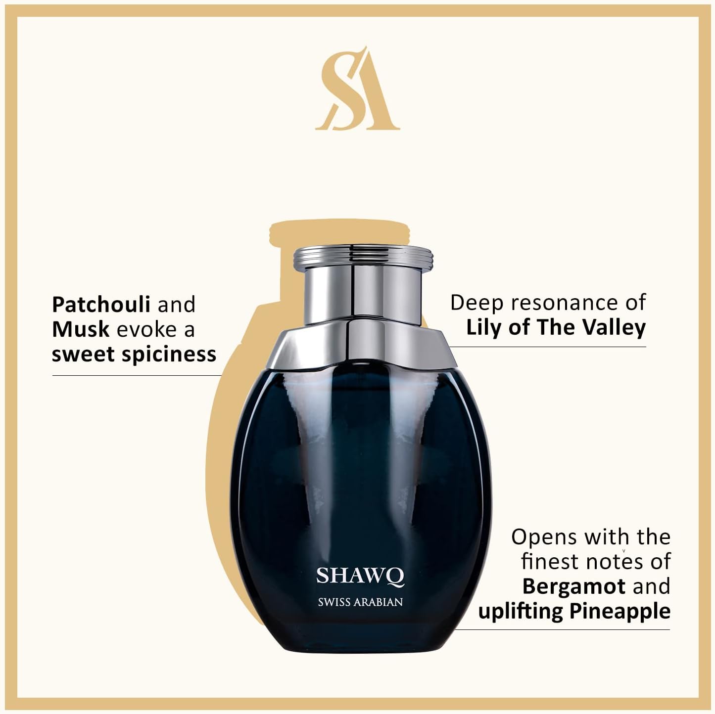 Swiss Arabian Shawq for Men Eau De Parfum 100ml