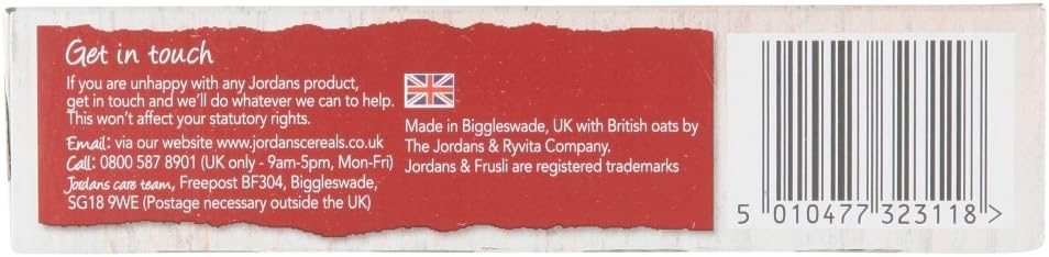 Jordans Juicy red berry Frusli Bar 6 x 30 g