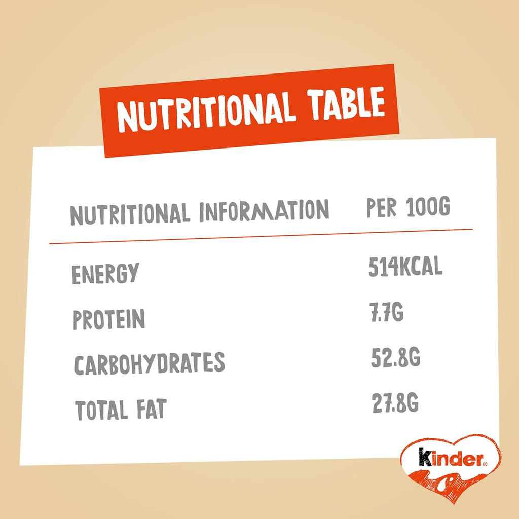 Kinder Schokobons Crispy 89g Pack of 16 pieces
