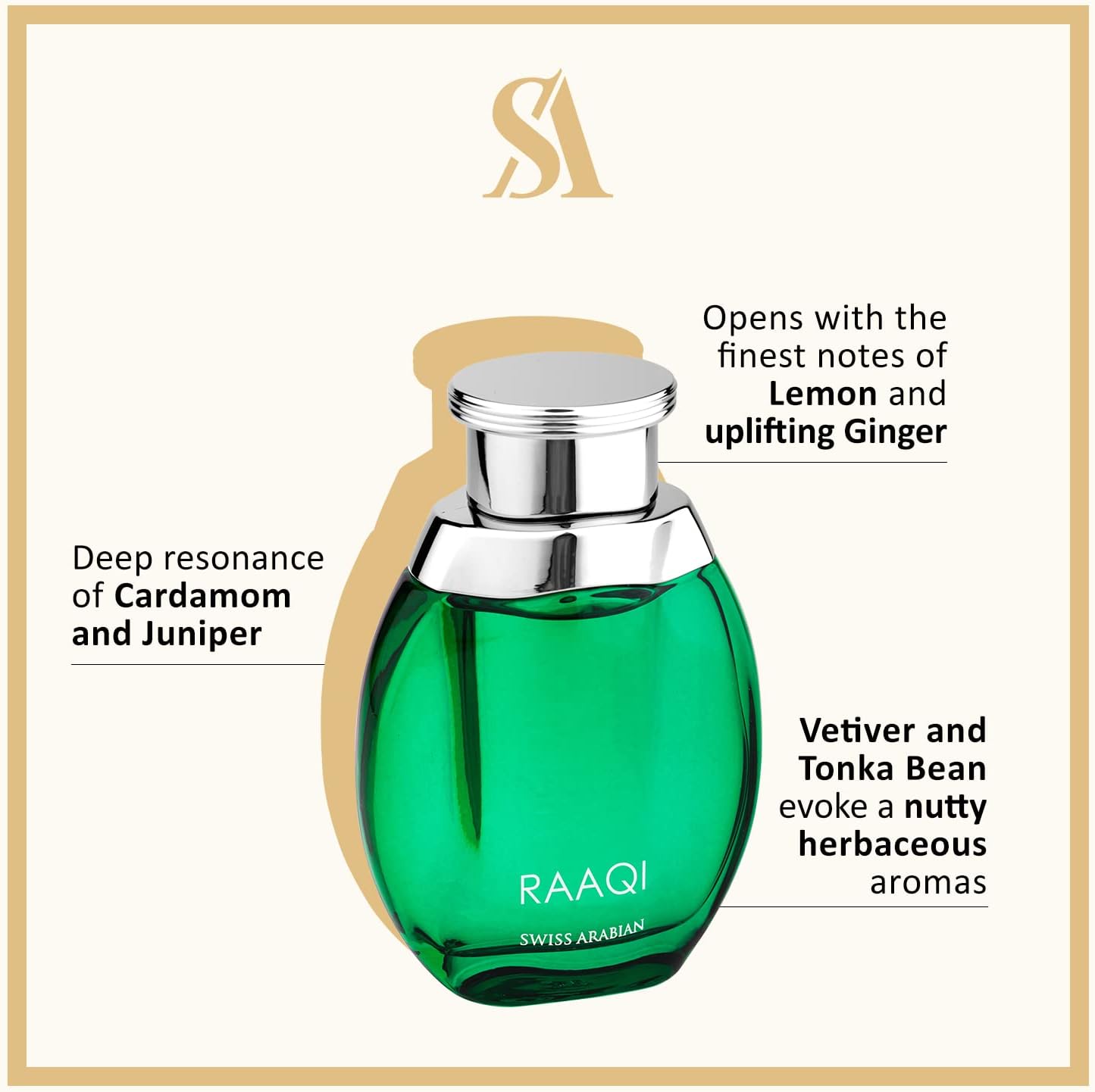 Swiss Arabian Raaqi Unisex Eau De Parfum 100ml