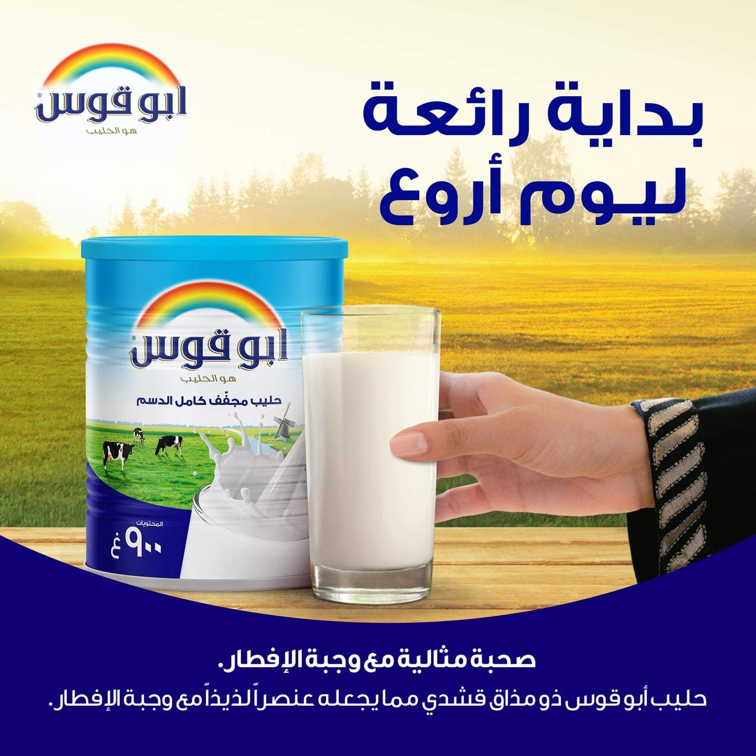 Rainbow Full Cream Powder Milk - 900 G