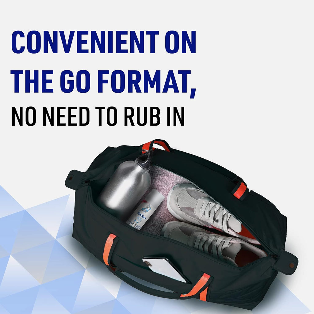 Radian Ice Roll-On Cooling Gel for Acute, Sudden, Shooting Muscle Pain, 75ml, Sprains, Ruptures, Strains, Easy Mess-Free Application, Recover Injured Muscles, All Natural Ingredients