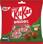 KitKat Nestle Miniatures Crispy Wafer Finger Covered With Hazelnut Chocolate 107g
