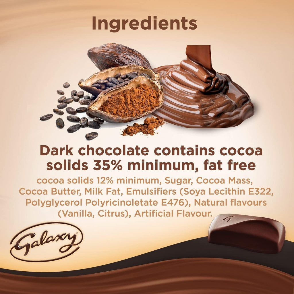 Galaxy Smooth Dark Chocolate Bar 40g