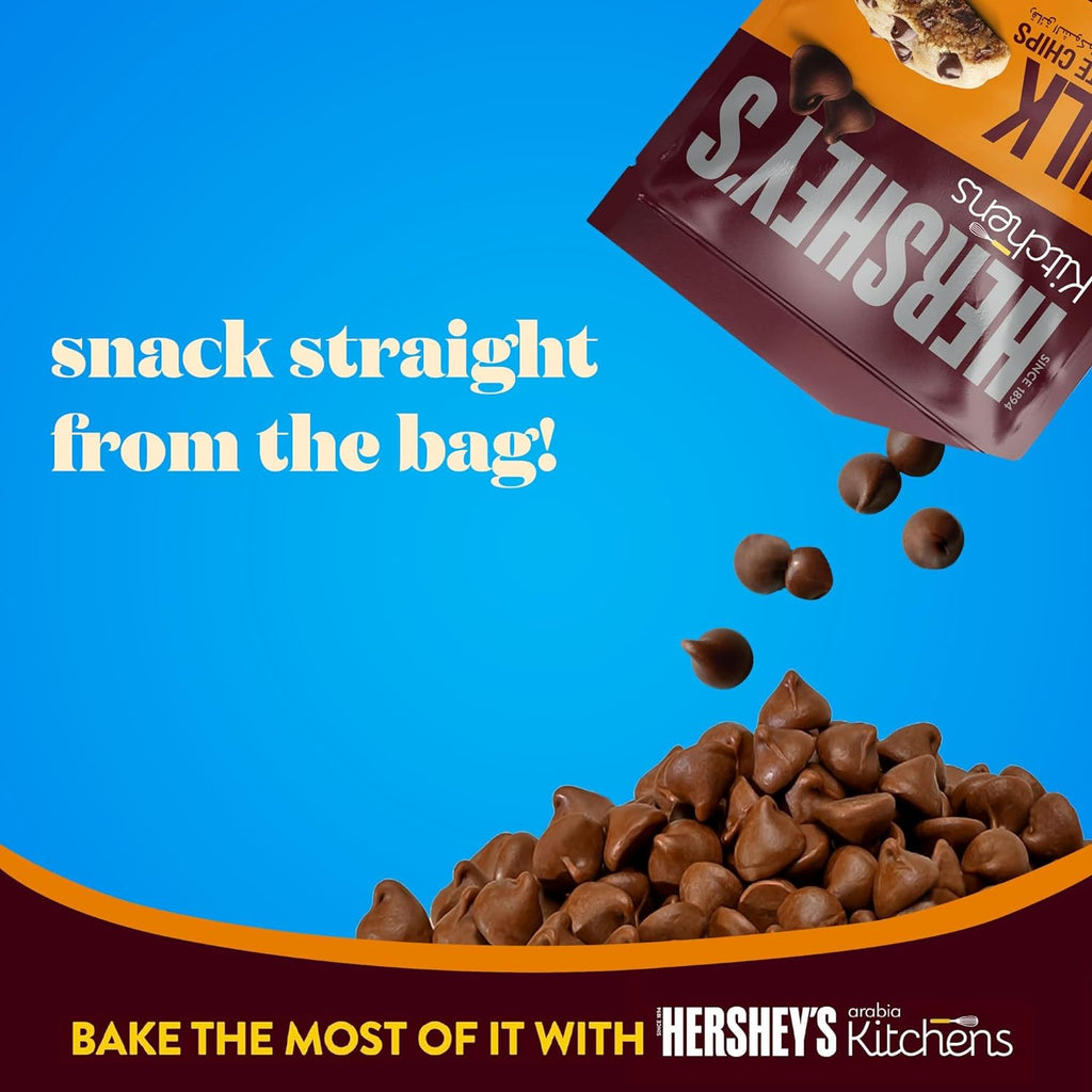 Hershey’s Milk Chocolate Chips for Baking All Kinds of Desserts, 200 g
