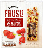Jordans Juicy red berry Frusli Bar 6 x 30 g