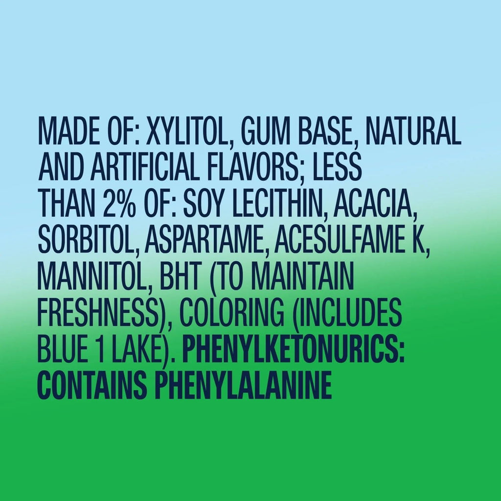Wrigley's Extra Refreshers Spearmint Flavor Perfect For Freshening Breath Sugar-Free Chewing Gum 67gm