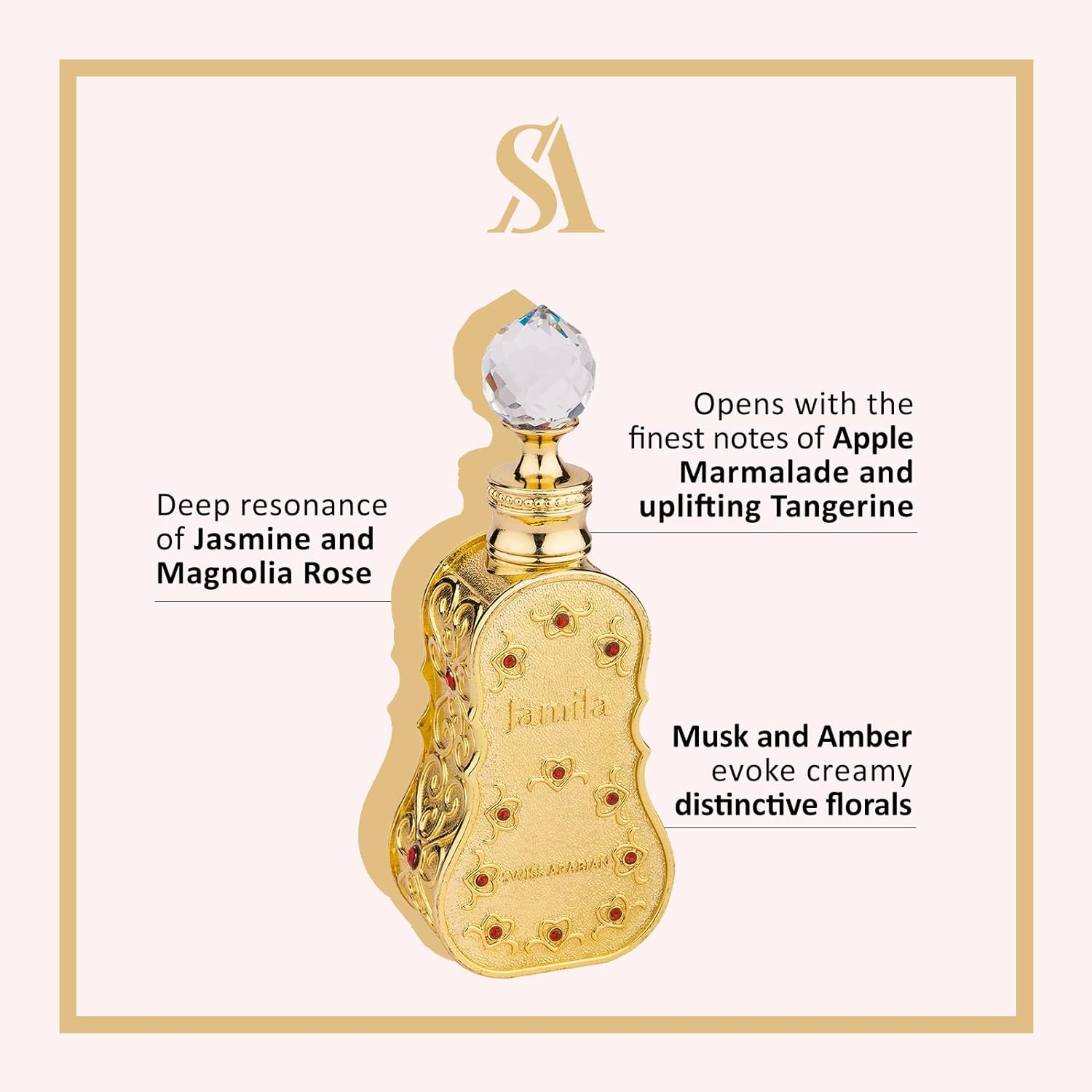Swiss Arabian Jamila for Women Perfume Oil 15ml