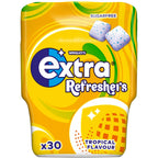 Wrigley's Extra Refreshers Chewing Gum, Tropical Flavour, Pack of 30